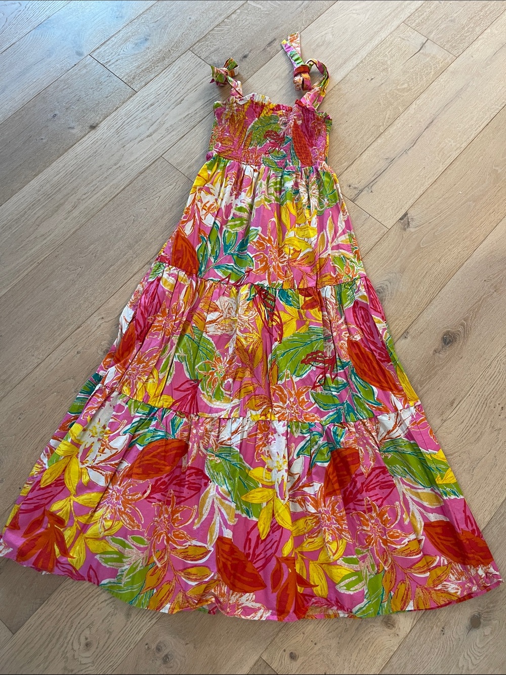 Flying Tomato Womens Floral Maxi Dress Size Large
